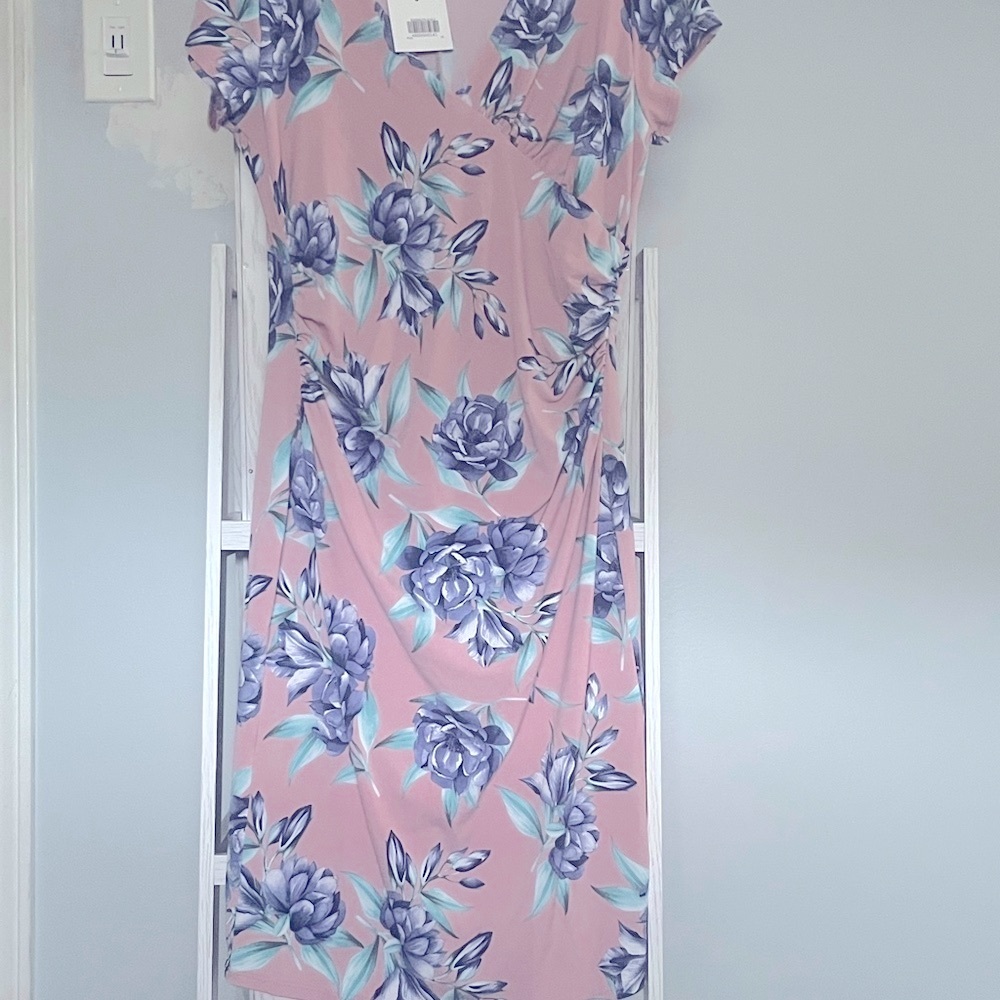 Floral Pink Dress By Purple Rain - Picture 3 of 7